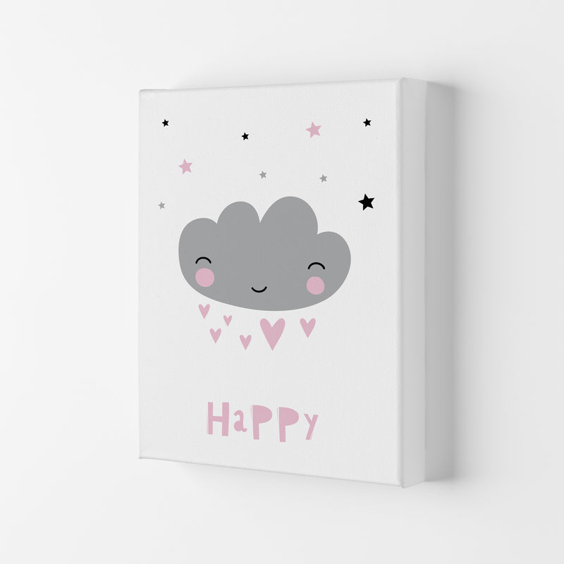 Happy Cloud  Art Print by Pixy Paper Canvas