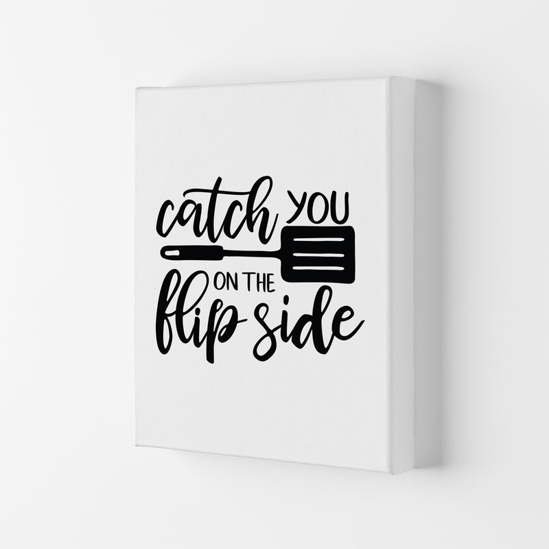 Catch You On The Flip Side  Art Print by Pixy Paper Canvas