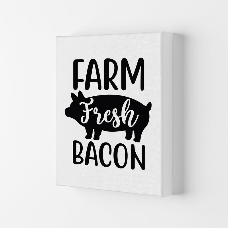Farm Fresh Bacon  Art Print by Pixy Paper Canvas