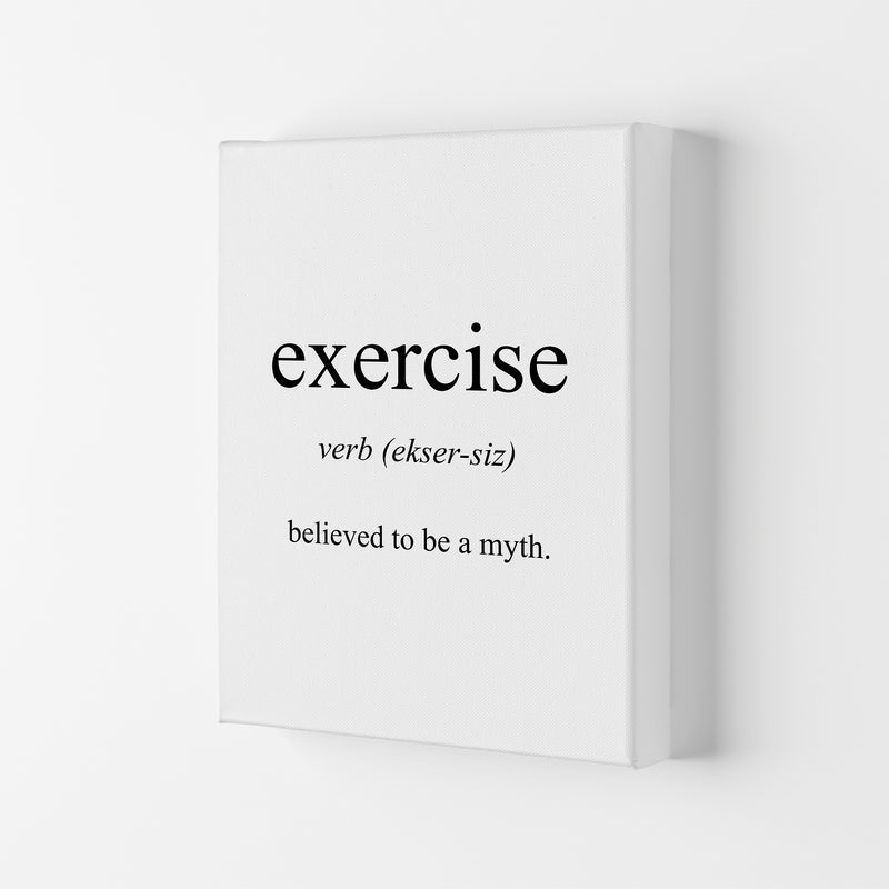 Exercise Meaning  Art Print by Pixy Paper Canvas