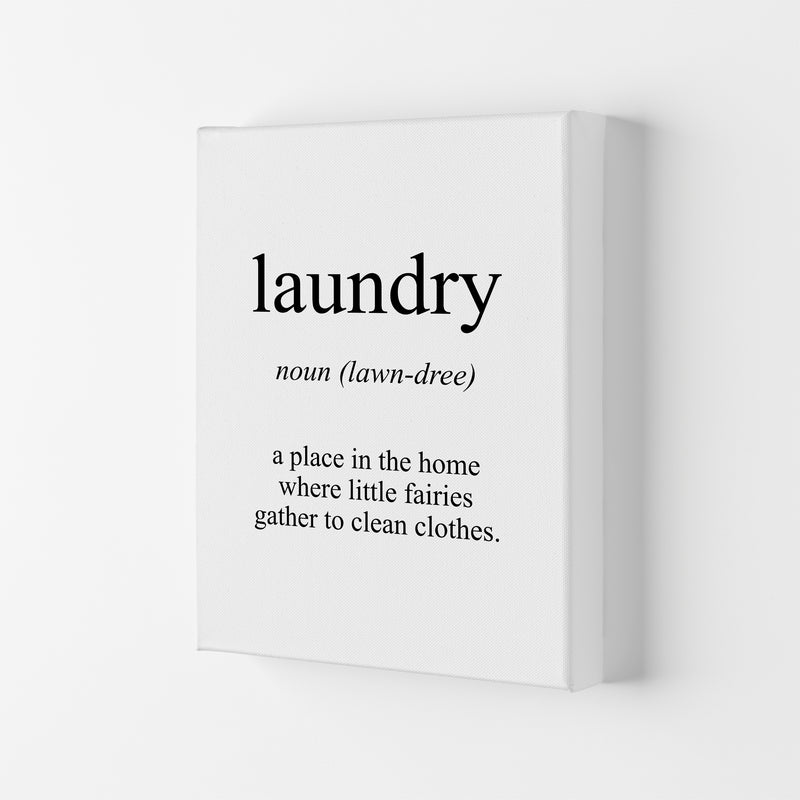 Laundry Meaning  Art Print by Pixy Paper Canvas