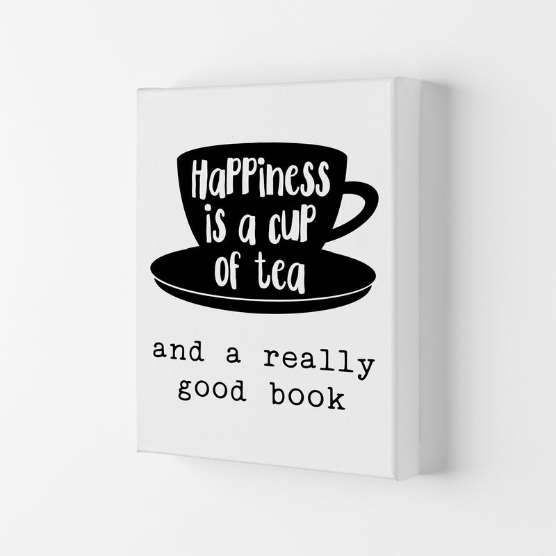 Happiness Is A Cup Of Tea  Art Print by Pixy Paper Canvas