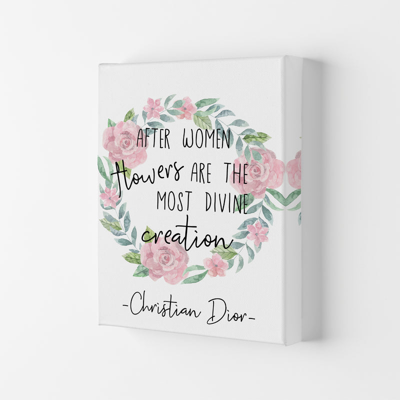 After Women Flowers  Art Print by Pixy Paper Canvas
