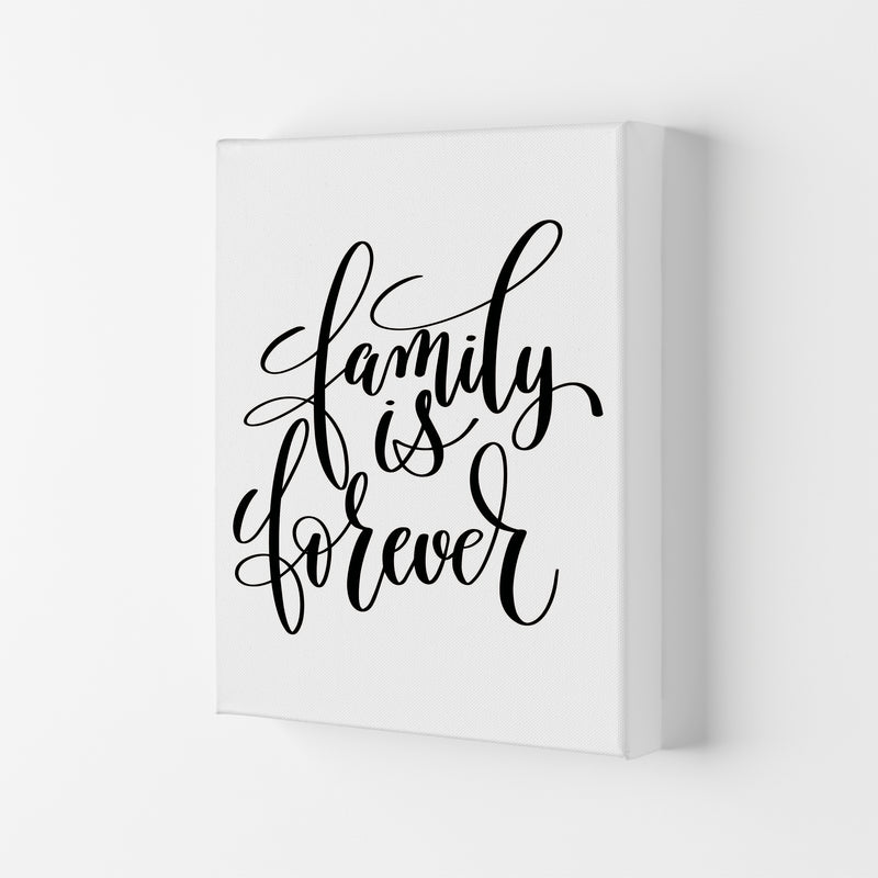 Family Is Forever  Art Print by Pixy Paper Canvas