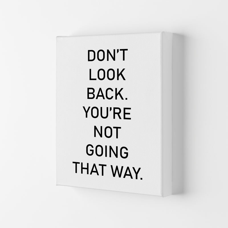 Don'T Look Back  Art Print by Pixy Paper Canvas