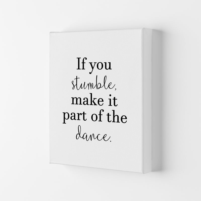 If You Stumble  Art Print by Pixy Paper Canvas