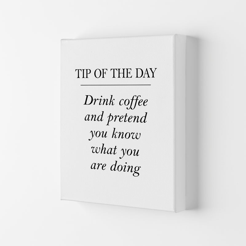 Tip Of The Day  Art Print by Pixy Paper Canvas