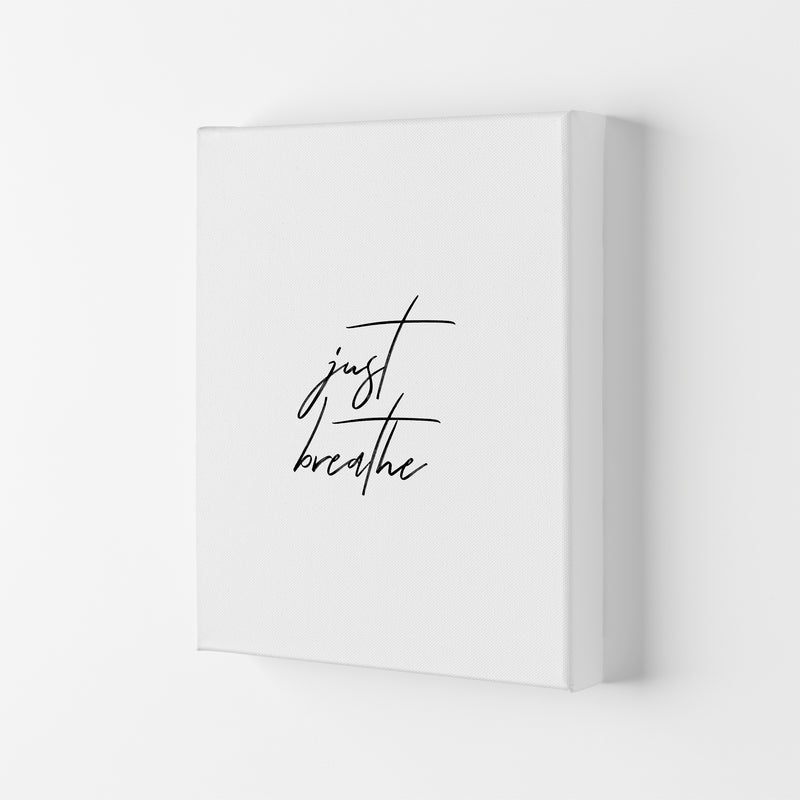 Just Breathe  Art Print by Pixy Paper Canvas