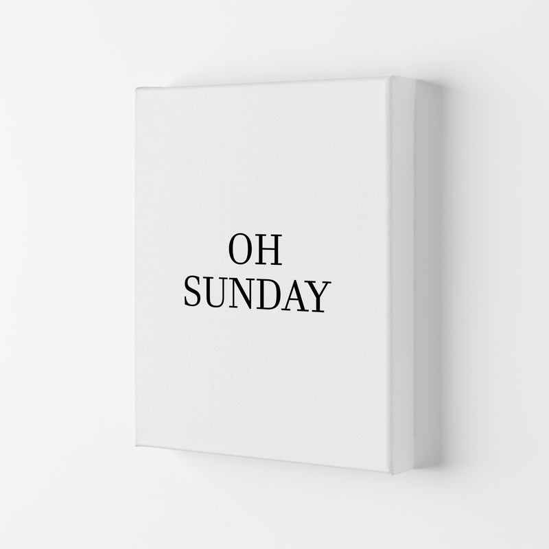 Oh Sunday  Art Print by Pixy Paper Canvas
