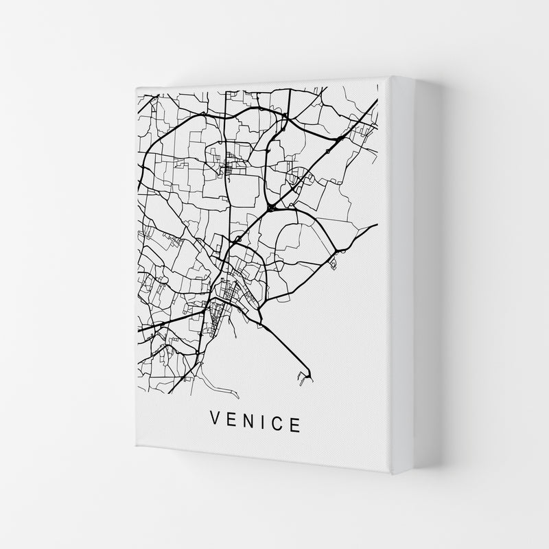 Venice Map Art Print by Pixy Paper Canvas
