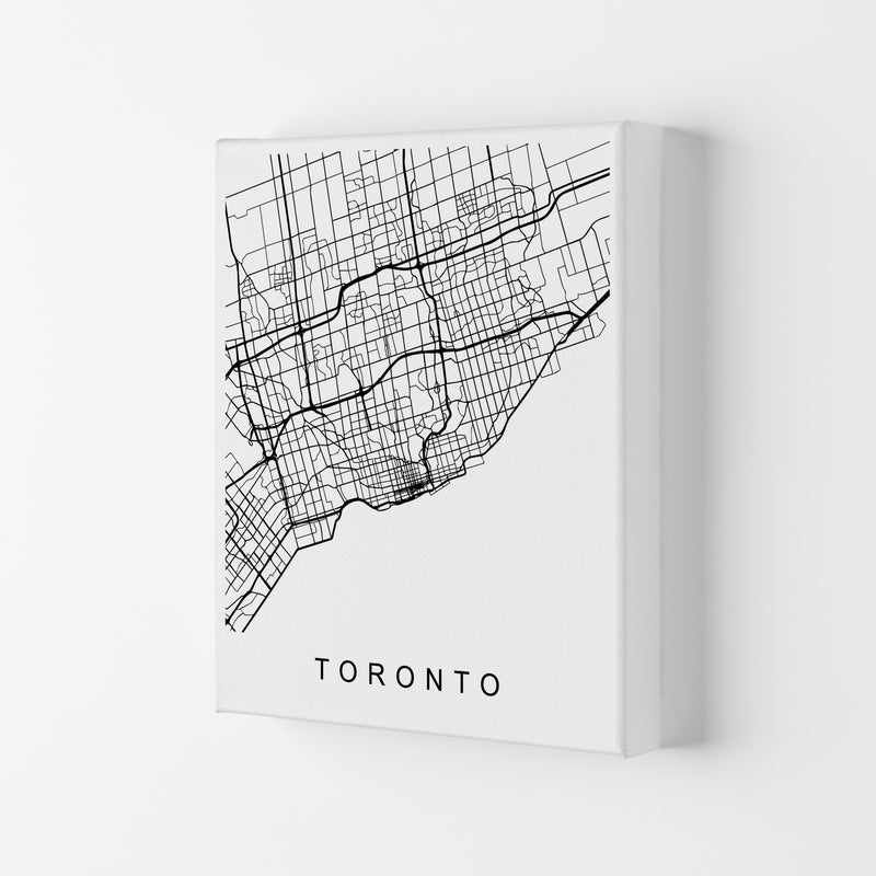 Toronto Map Art Print by Pixy Paper Canvas