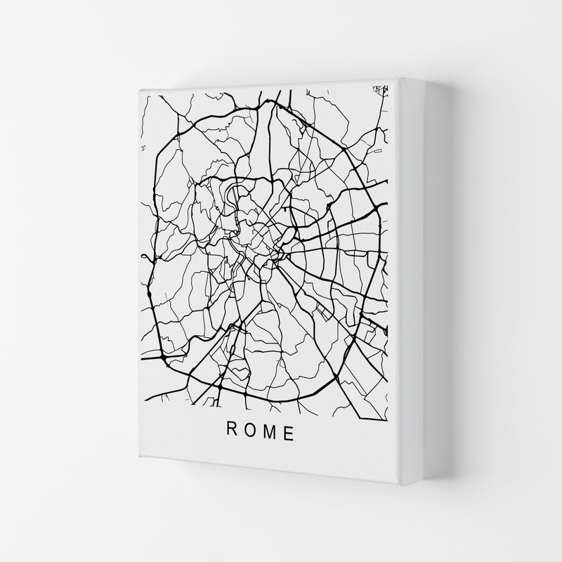 Rome Map Art Print by Pixy Paper Canvas