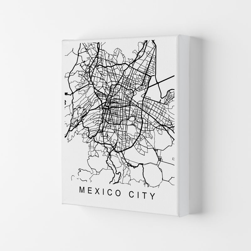 Mexico Map Art Print by Pixy Paper Canvas
