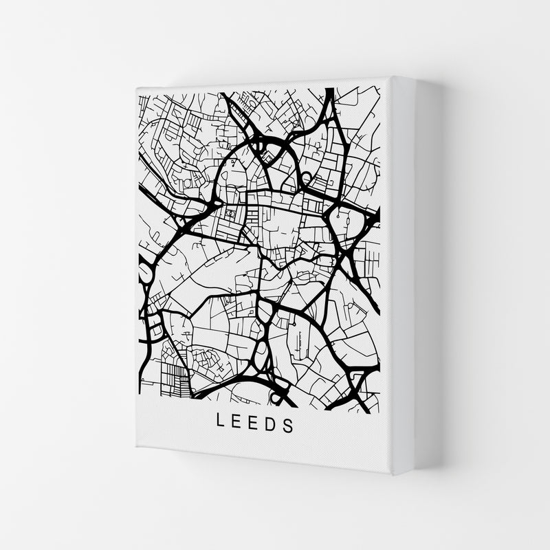 Leeds Map Art Print by Pixy Paper Canvas
