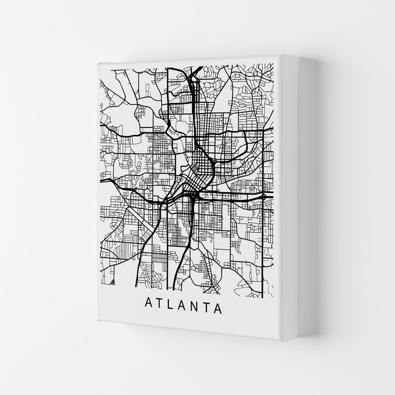 Atlanta Map Art Print by Pixy Paper Canvas