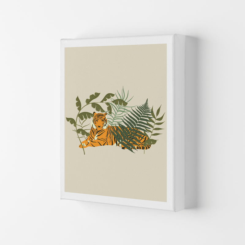 Wild Collection Resting Tiger Art Print by Pixy Paper Canvas