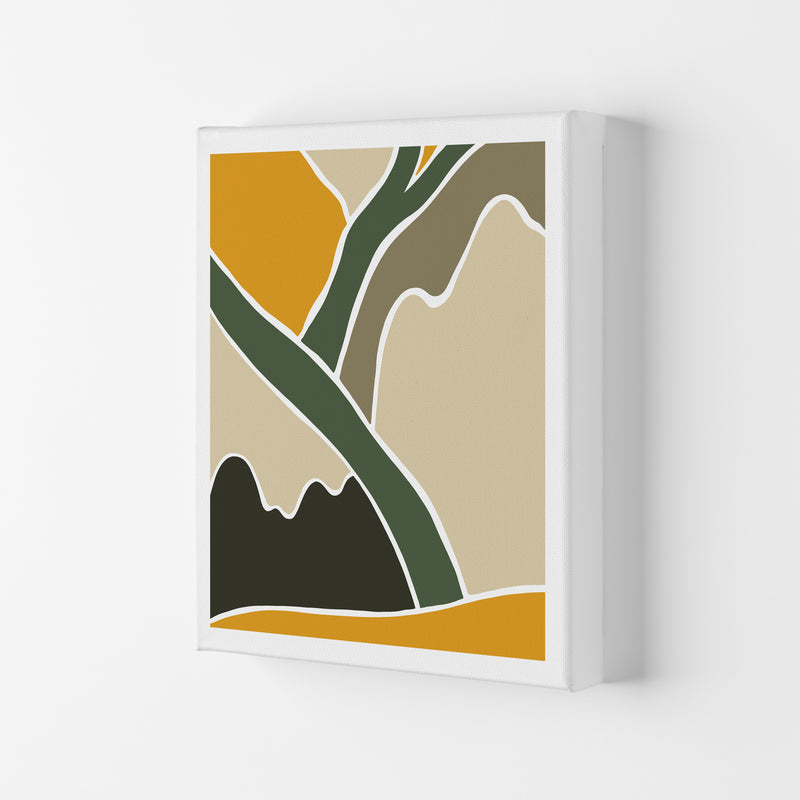 Wild Collection Mountains Abstract Art Print by Pixy Paper Canvas