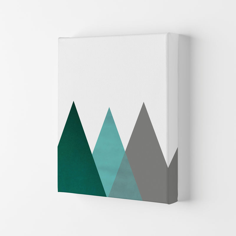 Mountains emerald Art Print by Pixy Paper Canvas