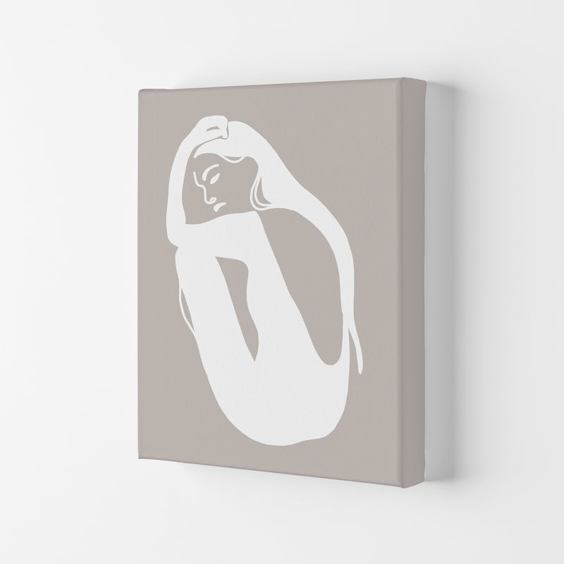 Inspired Stone Woman Silhouette Art Print by Pixy Paper Canvas