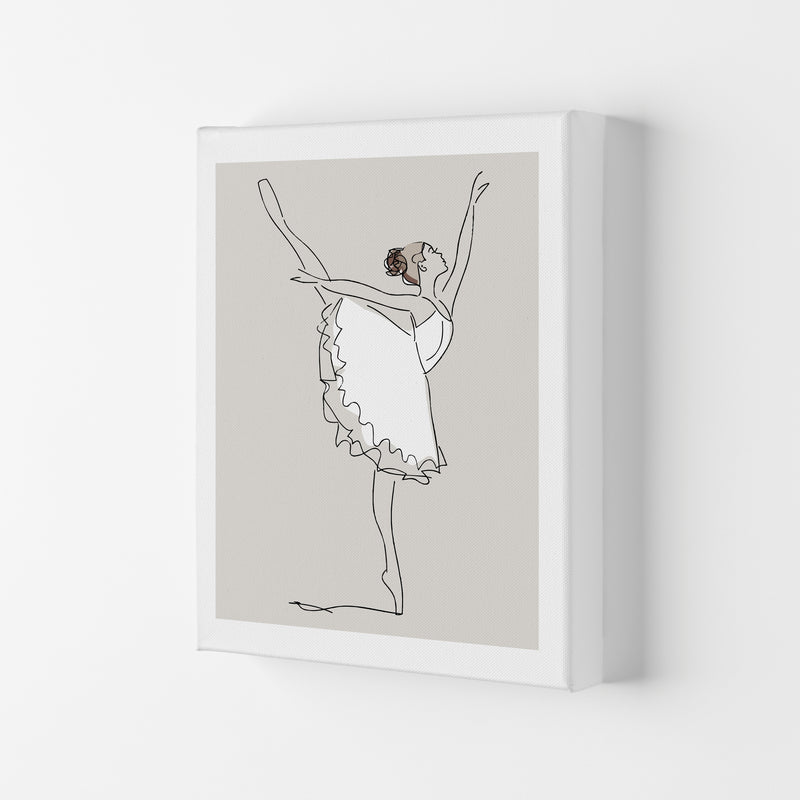 Inspired Stone Ballerina Art Print by Pixy Paper Canvas