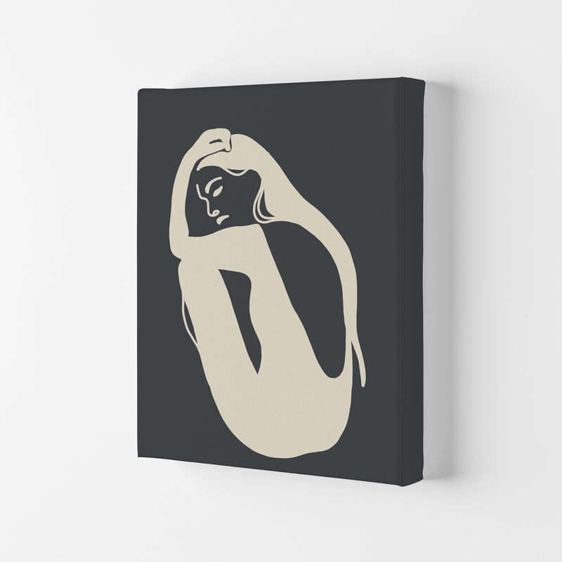 Inspired Off Black Woman Silhouette Art Print by Pixy Paper Canvas