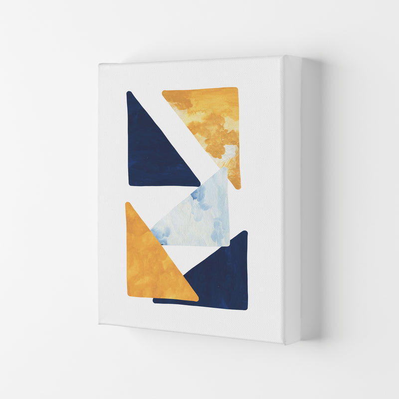 Horizon Abstract Triangles  Art Print by Pixy Paper Canvas