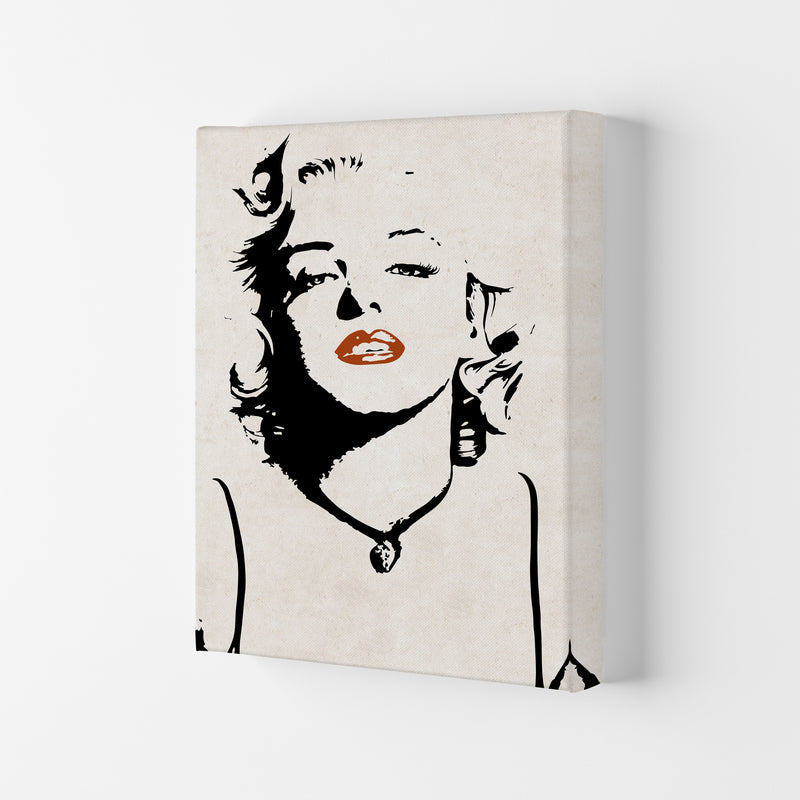 Autumn Marilyn abstract Art Print by Pixy Paper Canvas