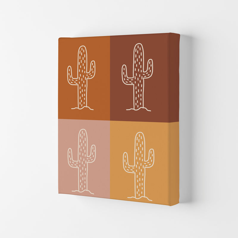 Autumn Cactus Mix abstract Art Print by Pixy Paper Canvas