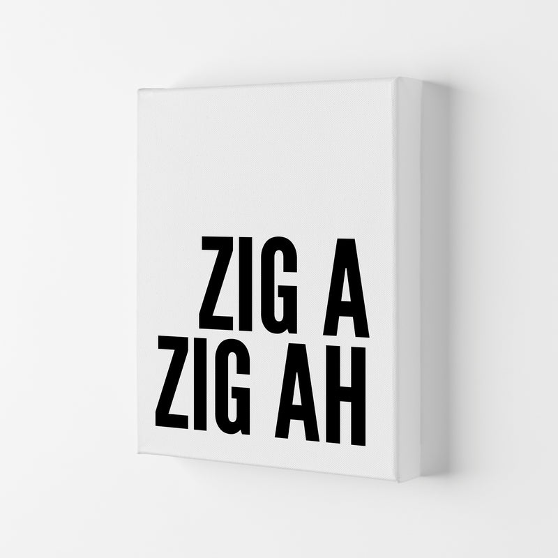 Zig a Zig Ah big Art Print by Pixy Paper Canvas