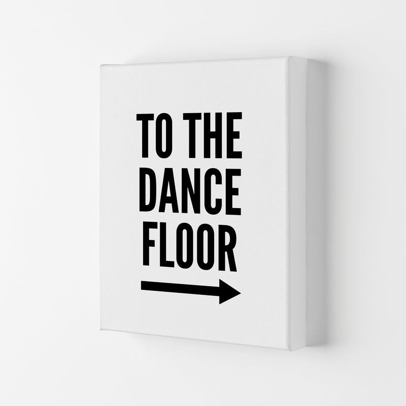 To The Dance Floor Art Print by Pixy Paper Canvas
