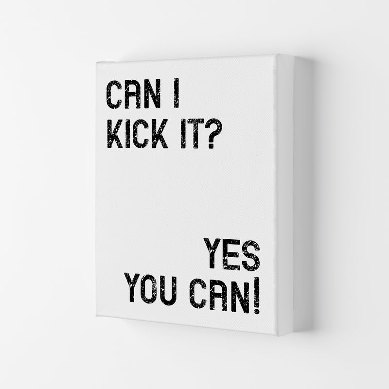Can I Kick It Art Print by Pixy Paper Canvas