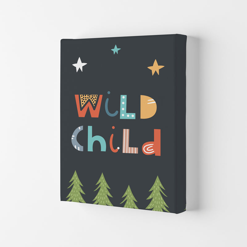 Wild child Neutral kids Art Print by Pixy Paper Canvas