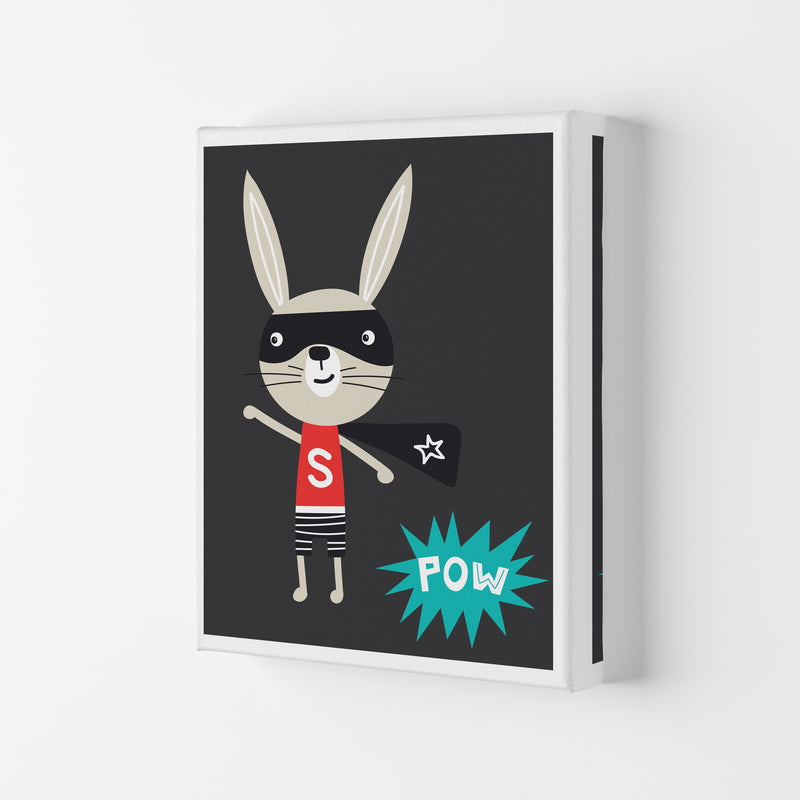 Superhero bunny Art Print by Pixy Paper Canvas