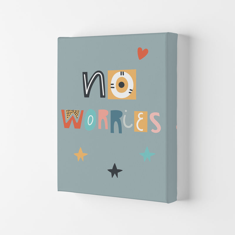 No worries Neutral kids Art Print by Pixy Paper Canvas