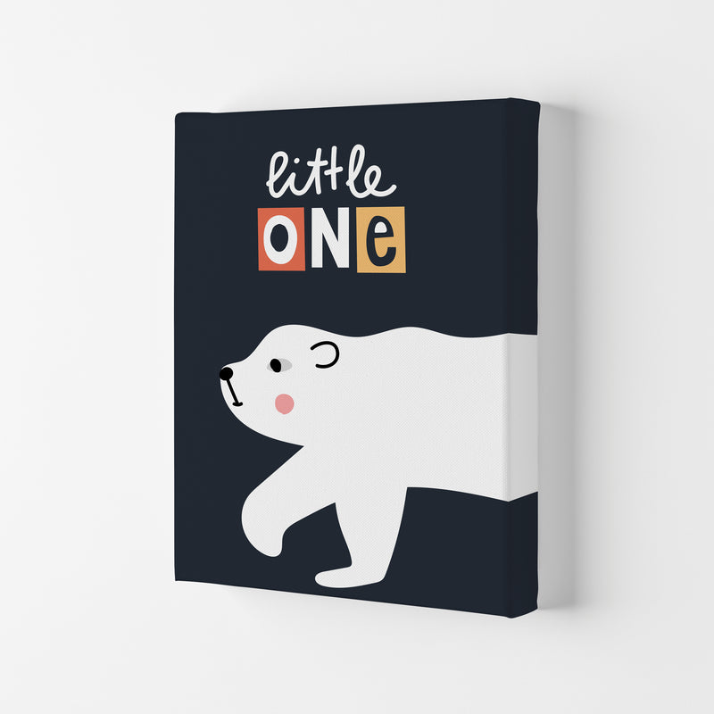 Little one polar bear Art Print by Pixy Paper Canvas