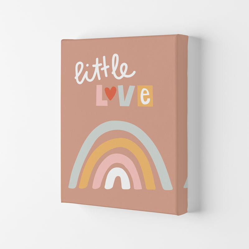 Little love rainbow Neutral kids Art Print by Pixy Paper Canvas