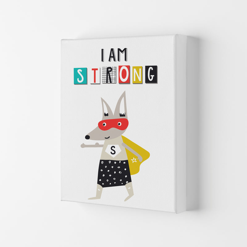 I am strong superhero Art Print by Pixy Paper Canvas