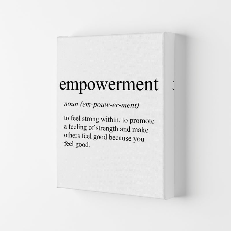 Empowerment Definition Art Print by Pixy Paper Canvas