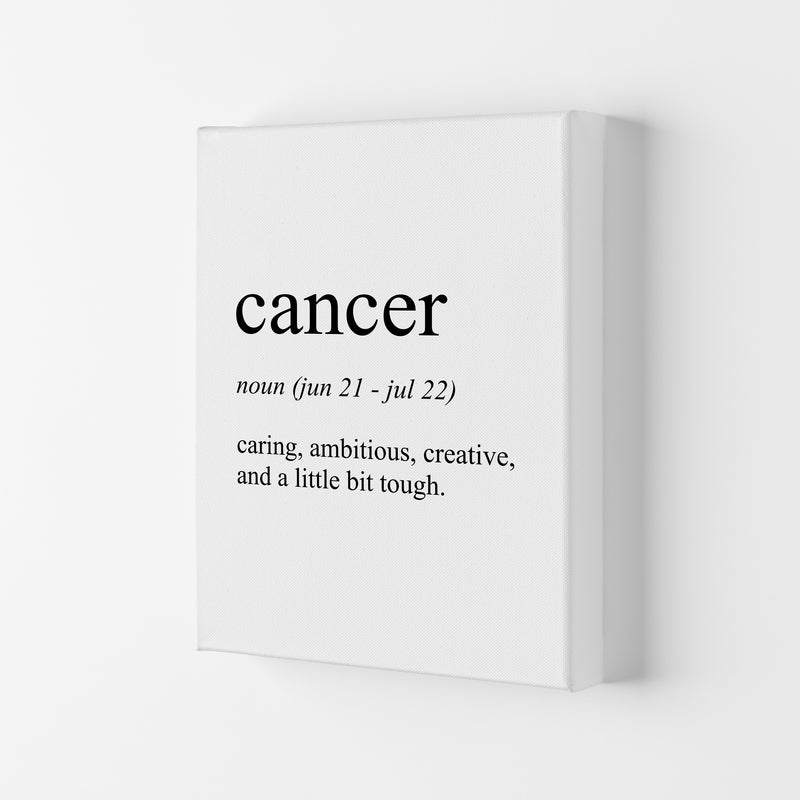 Cancer Definition Art Print by Pixy Paper Canvas