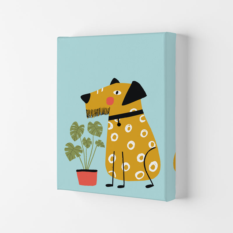 Bearded Dog Art Print by Pixy Paper Canvas