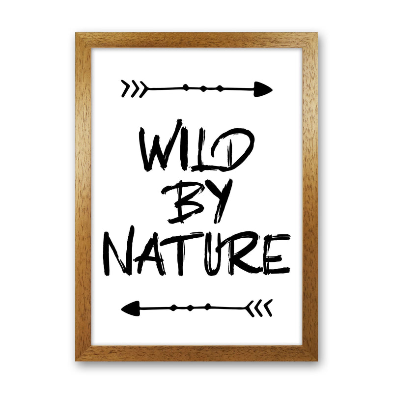 Wild By Nature Modern Print Oak Grain