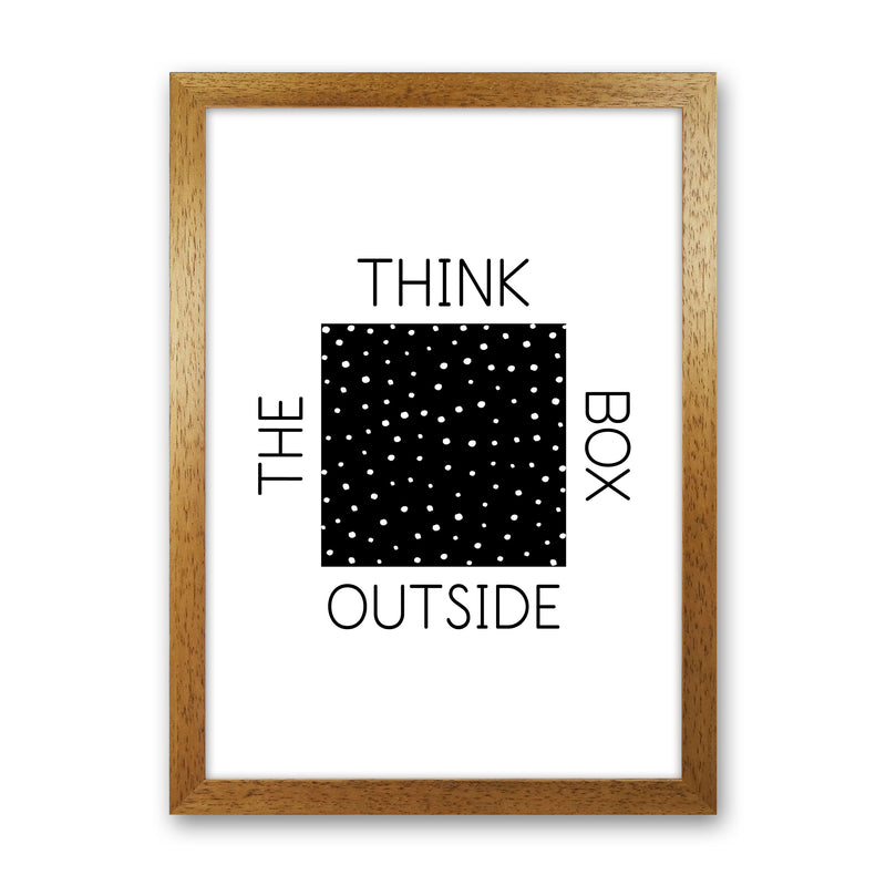 Think Outside The Box Modern Print Oak Grain