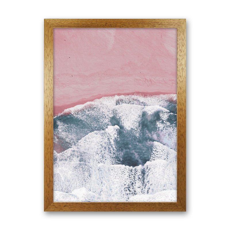 Pink Sand Modern Print, Framed Botanical & Nature Art Print Oak Grain