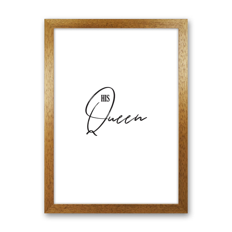 The Queen Modern Print Oak Grain