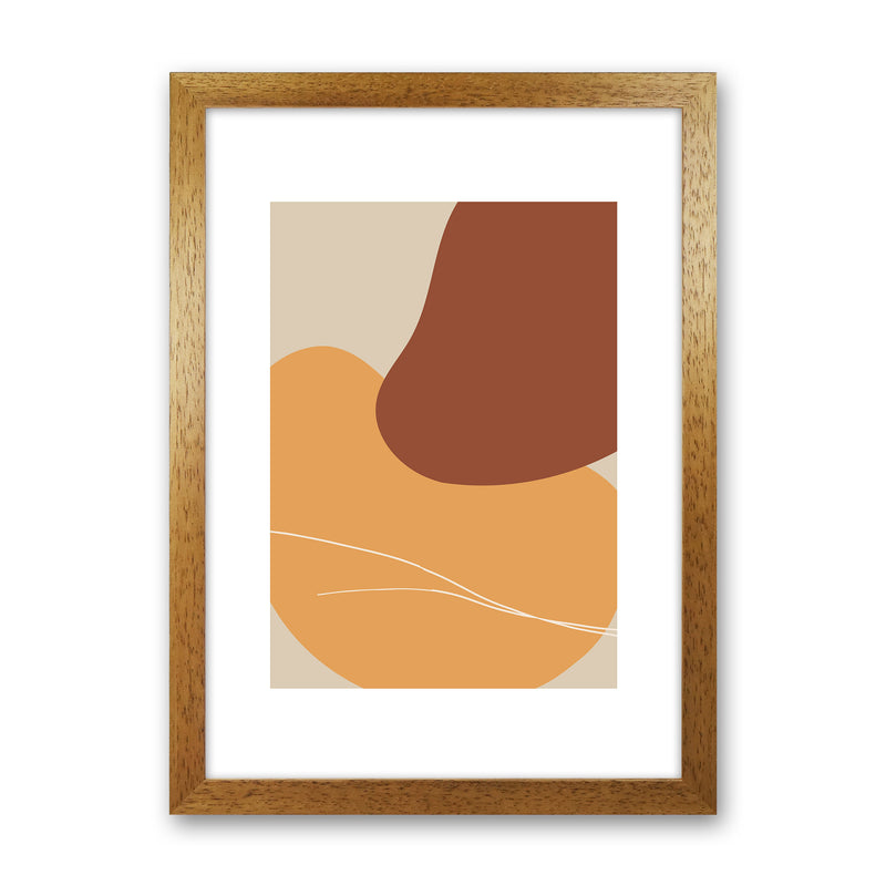 Mica Sand Abstract N28  Art Print by Pixy Paper Oak Grain