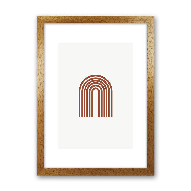 Mica Sand Rainbow N18  Art Print by Pixy Paper Oak Grain