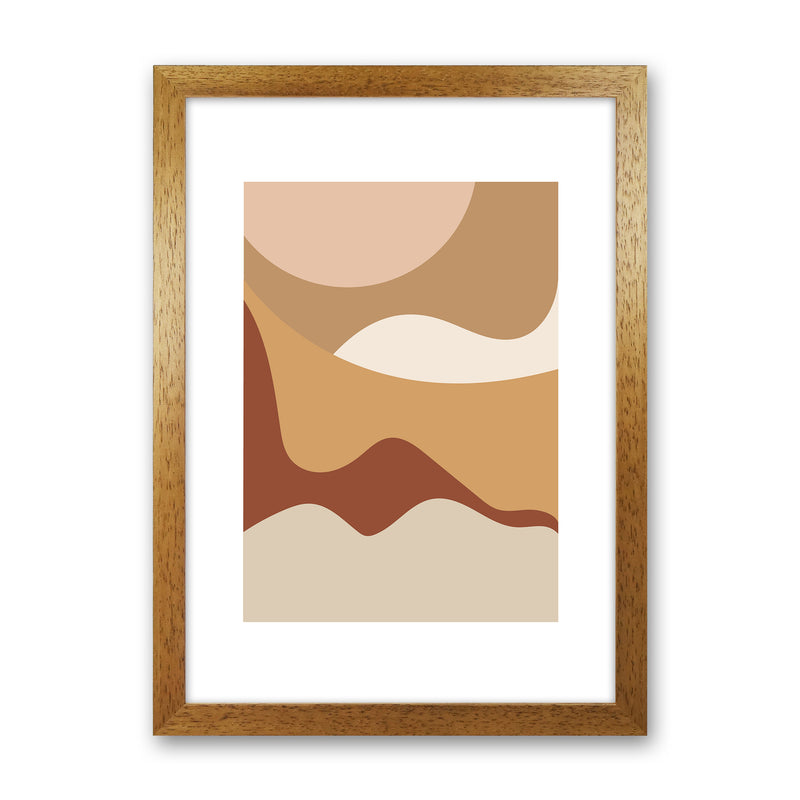 Mica Sand Dunes N25  Art Print by Pixy Paper Oak Grain