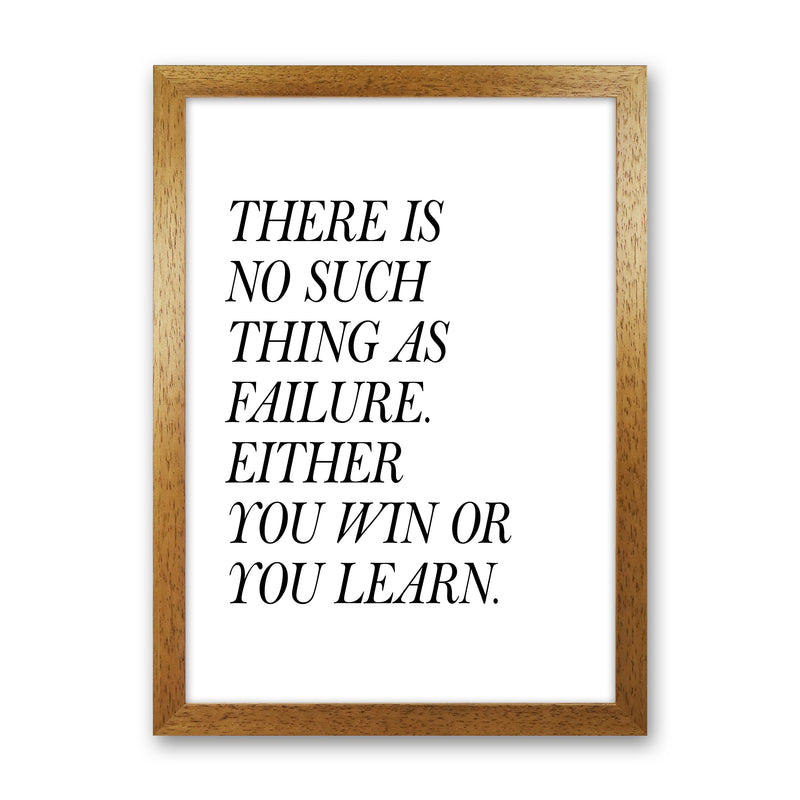 There Is No Such Thing  Art Print by Pixy Paper Oak Grain