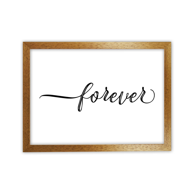 Forever Landscape  Art Print by Pixy Paper Oak Grain