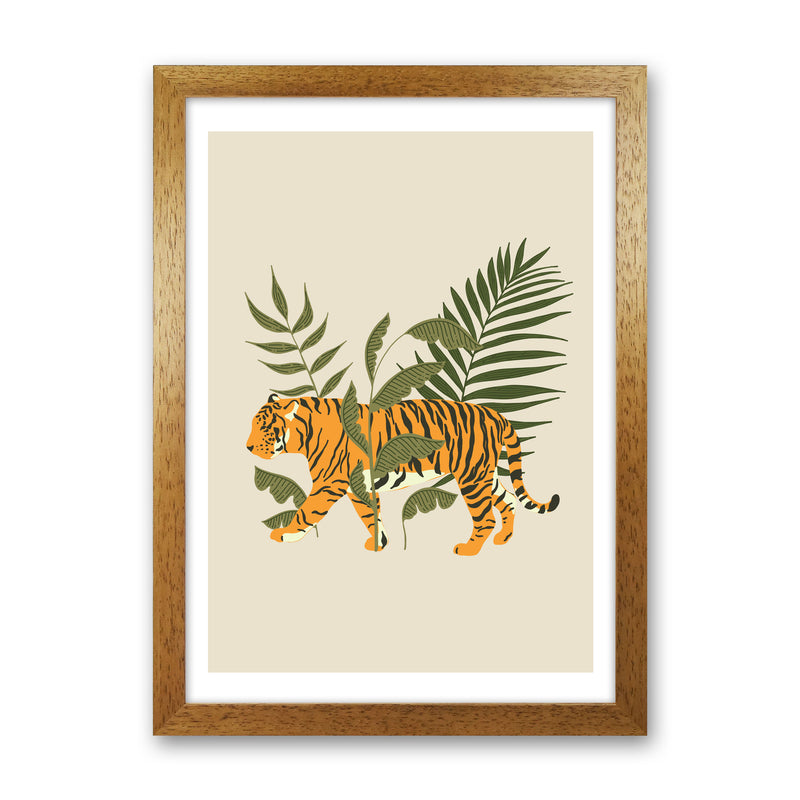 Wild Collection Tiger Art Print by Pixy Paper Oak Grain